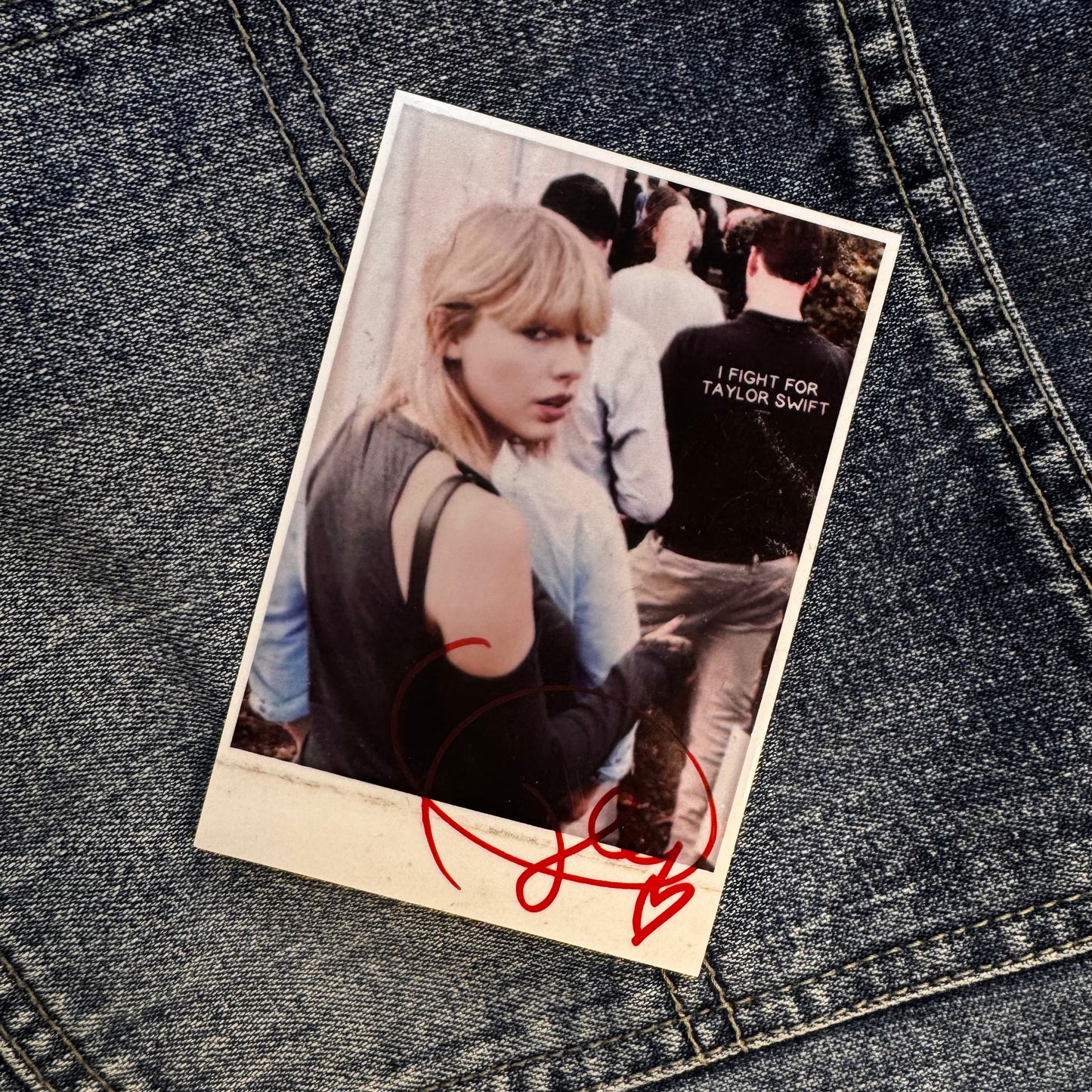 iFight "Autographed" Poloroid sticker