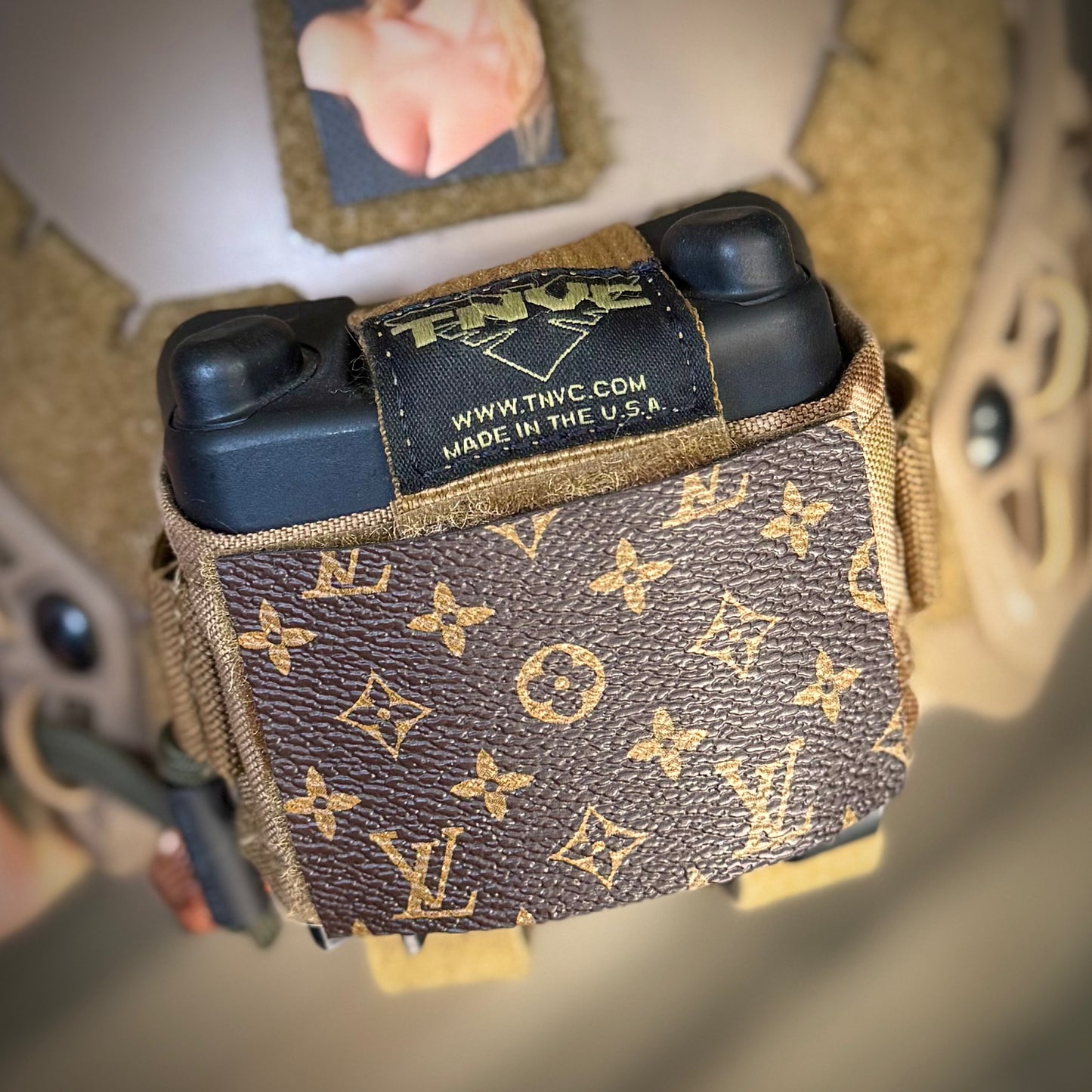 King Louis V Leather patch