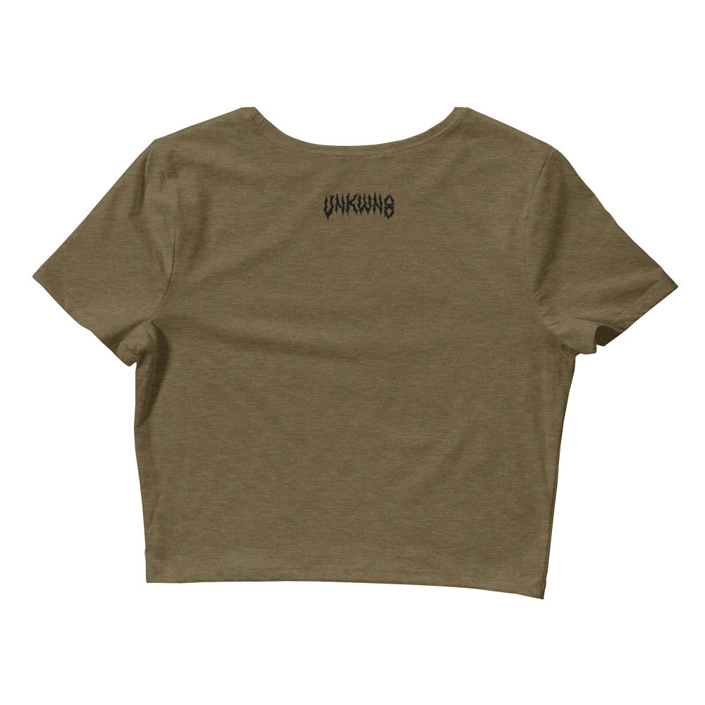 DBE Crop T-shirt Olive/Black