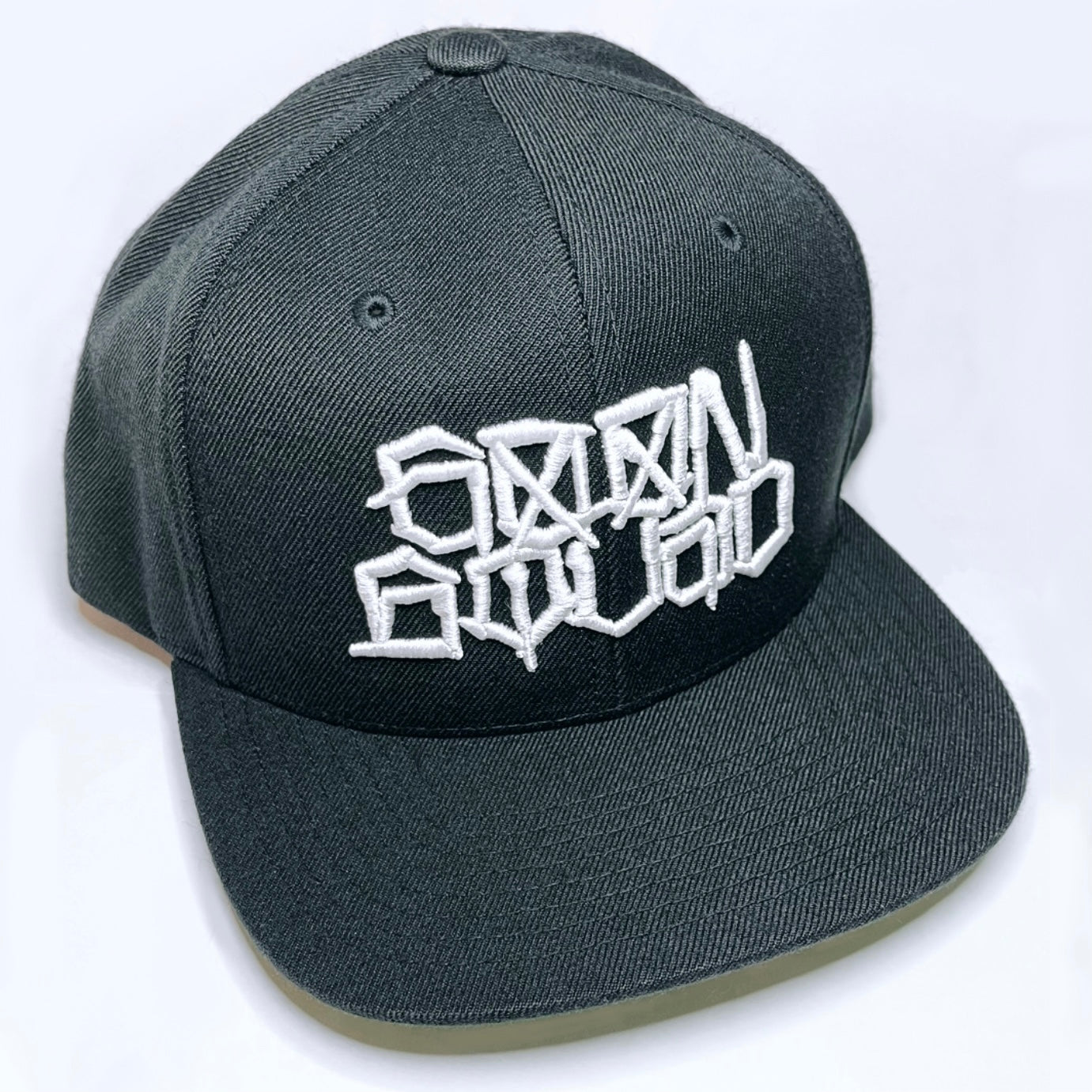 GSHT Goon Squad SnapBack Hat Blk/Wht Flat-brim