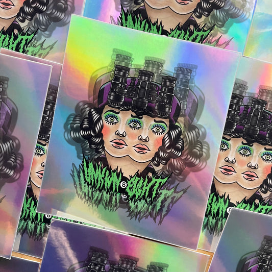 Blurry Visions sticker