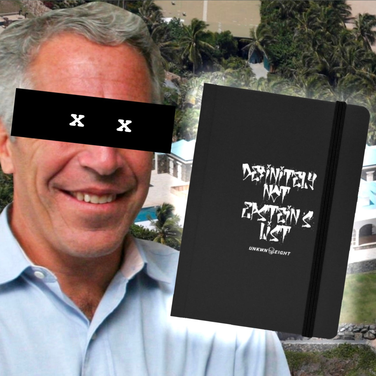 " Definitely not Epstein's list " journal W/ slap pack