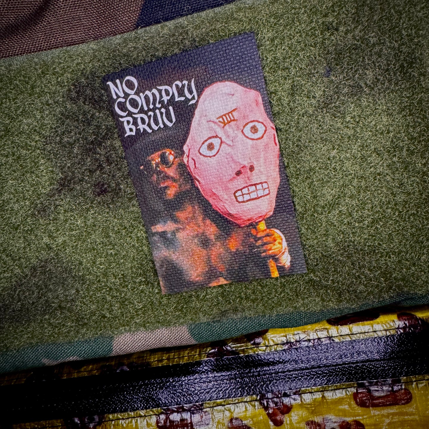 No Comply Bruv Charlie Bronson Patch
