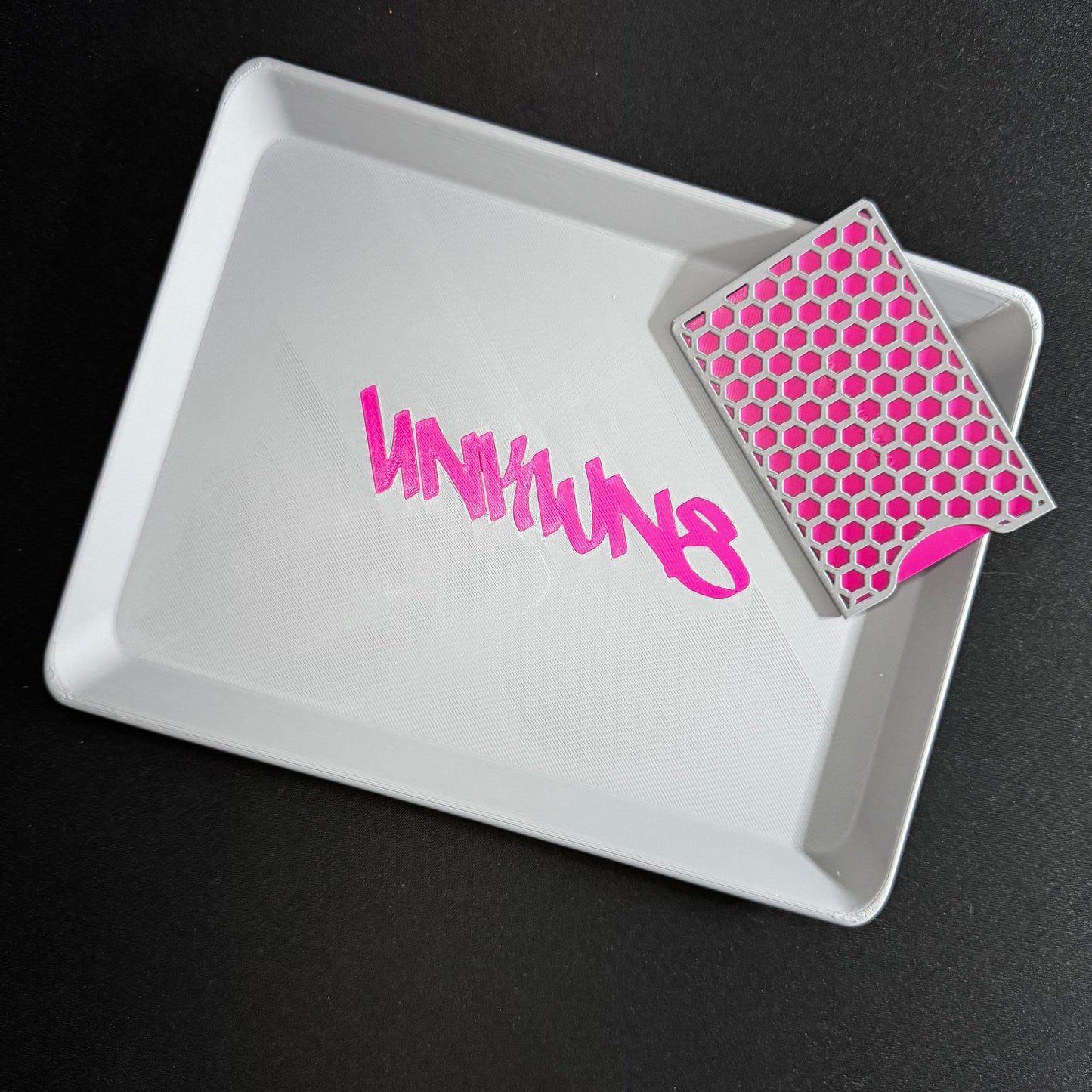 UNKWN8 " EDC " Tray Large w/card grinder