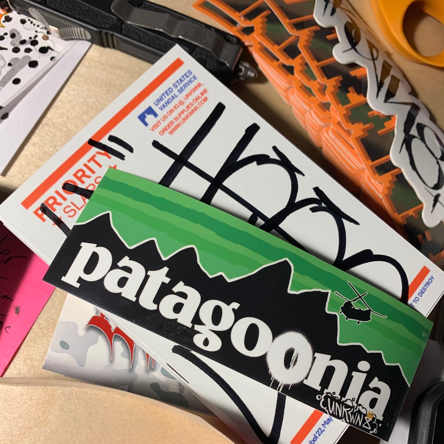 PataGoonia Sticker Green Phos