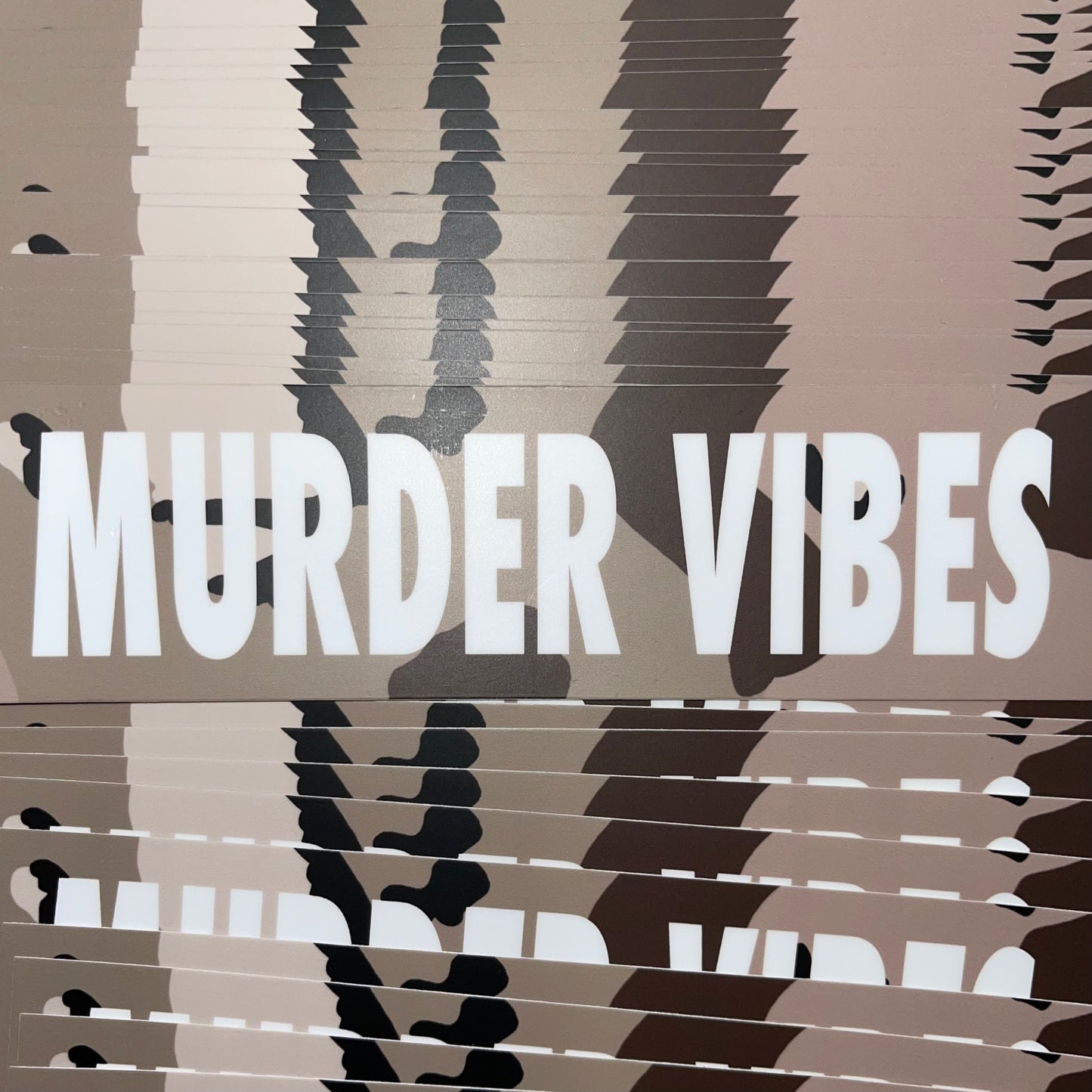 Murder vibes chocolate chip Sticker