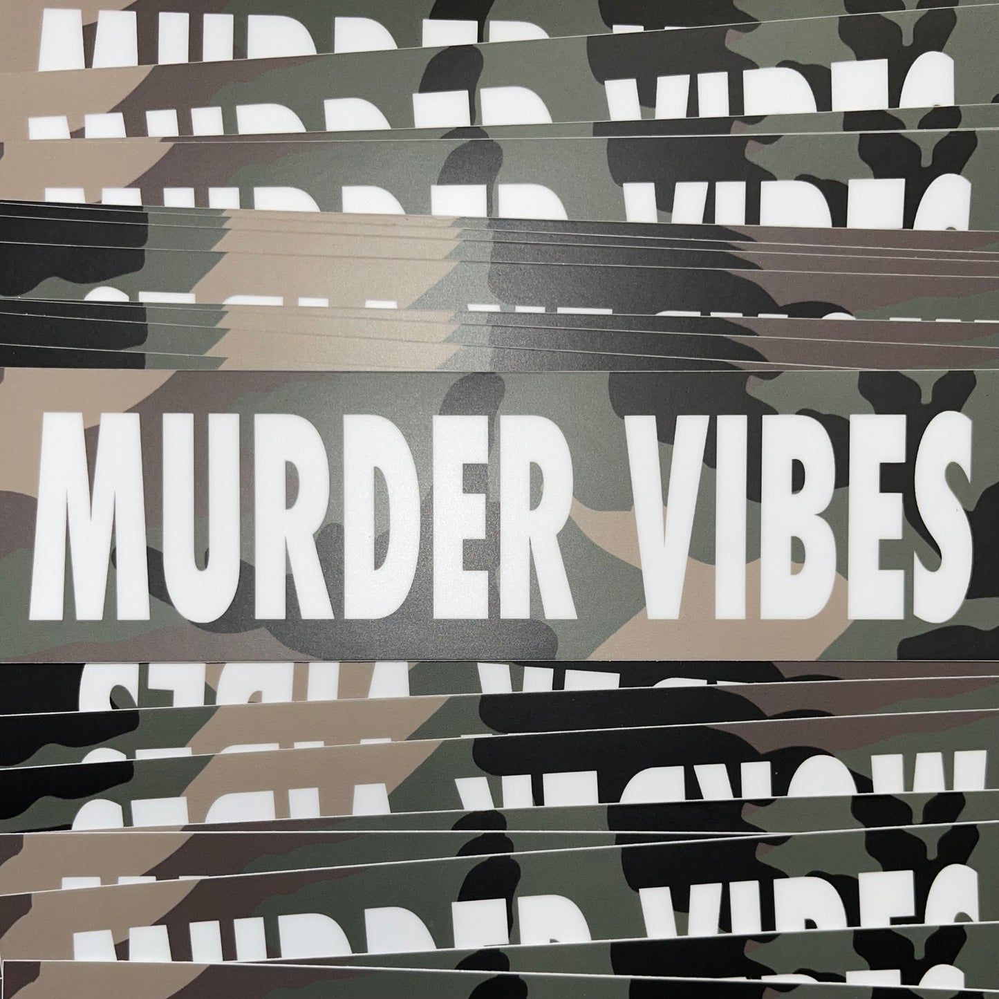 Murder Vibes God’s plaid Sticker