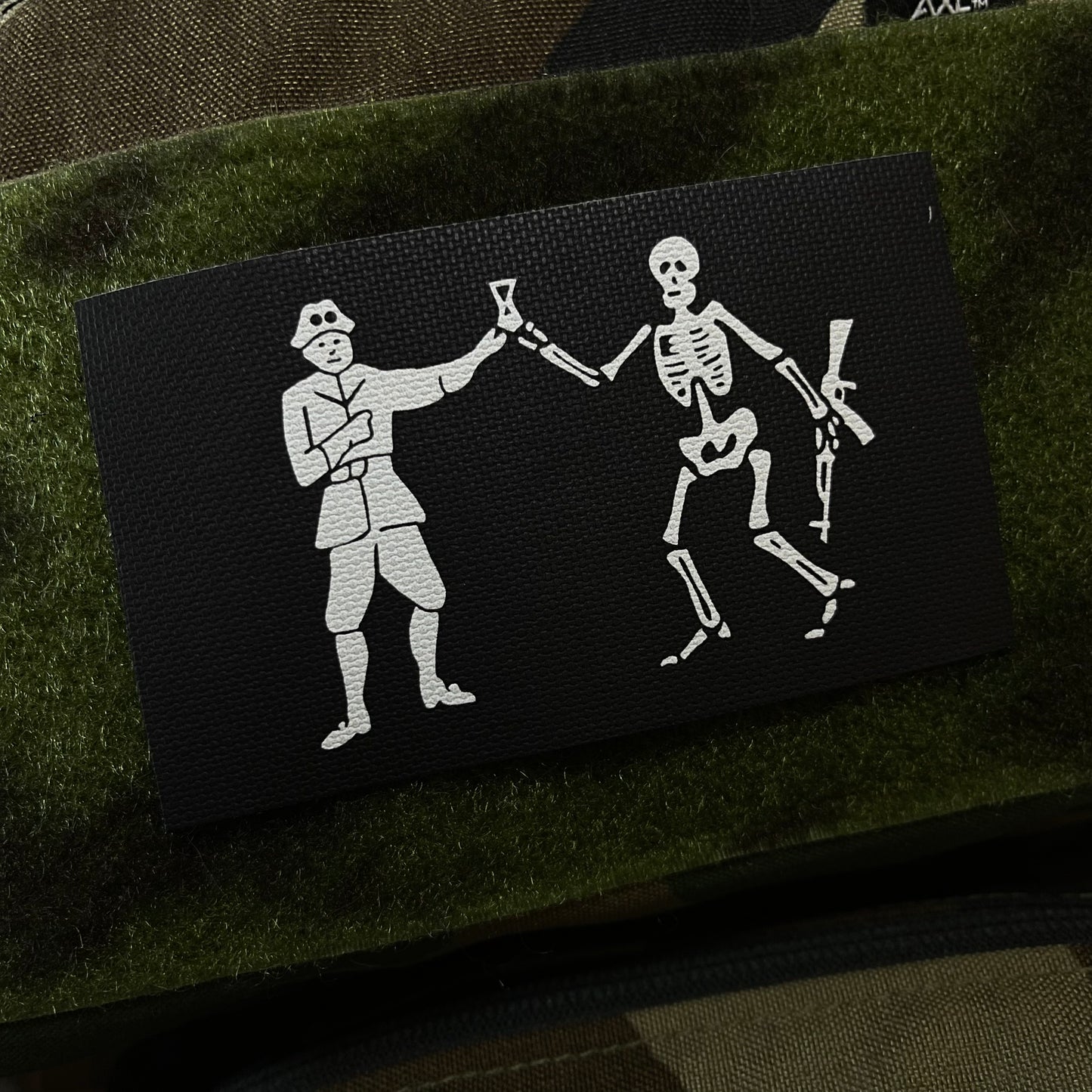 Cast Out 4x2.5" Patch Blk/White