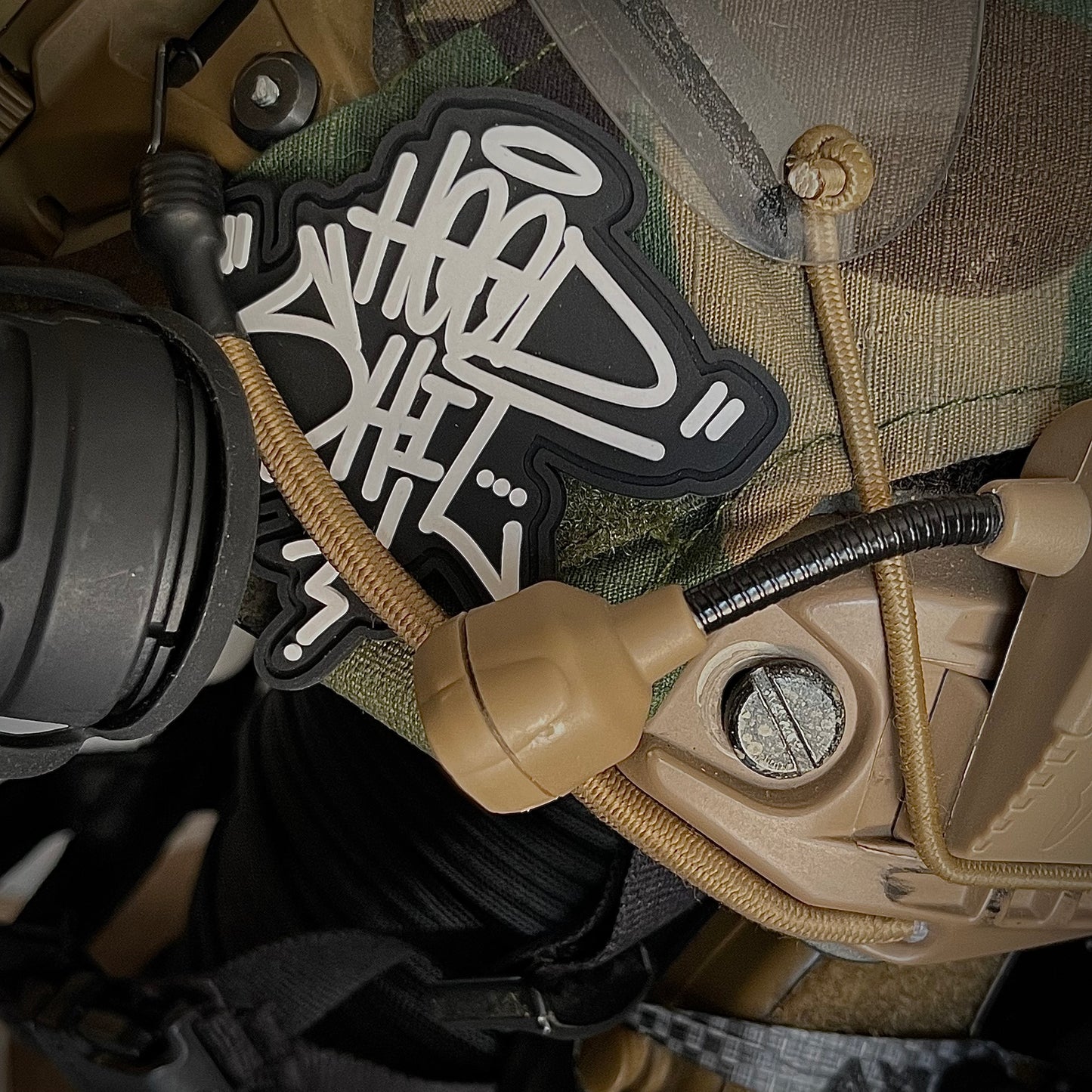 Hood Shit PVC Patch