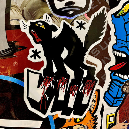 Bad Kitty Sticker