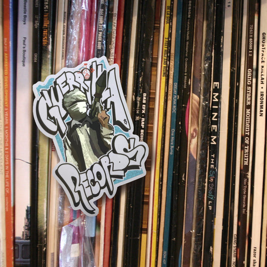 Guerrilla Records Sticker
