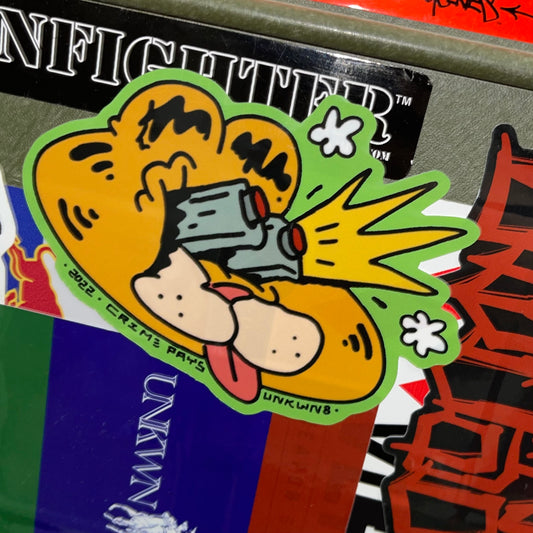Crime Pays Marv Garf Sticker