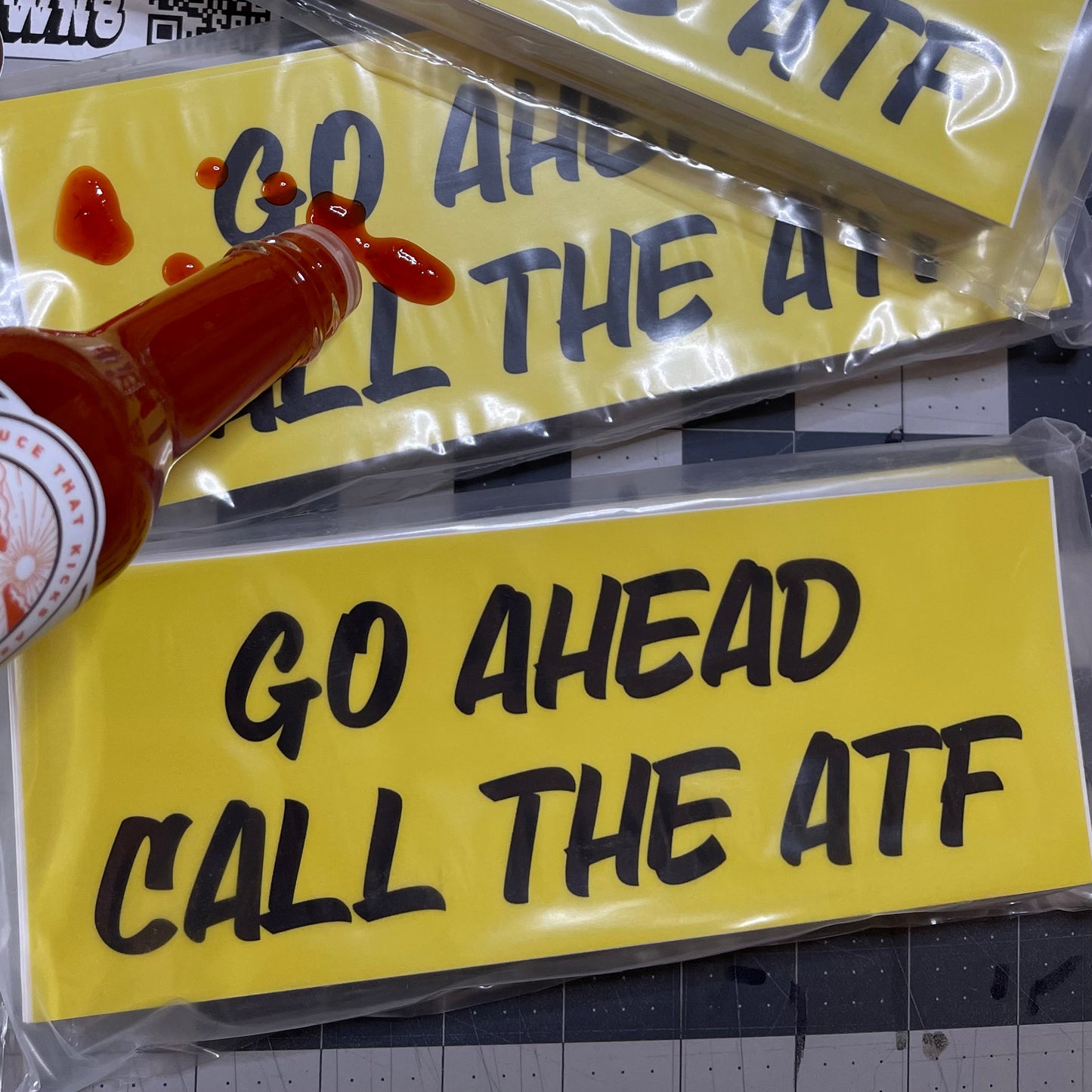 Go Ahead BUMPER Sticker