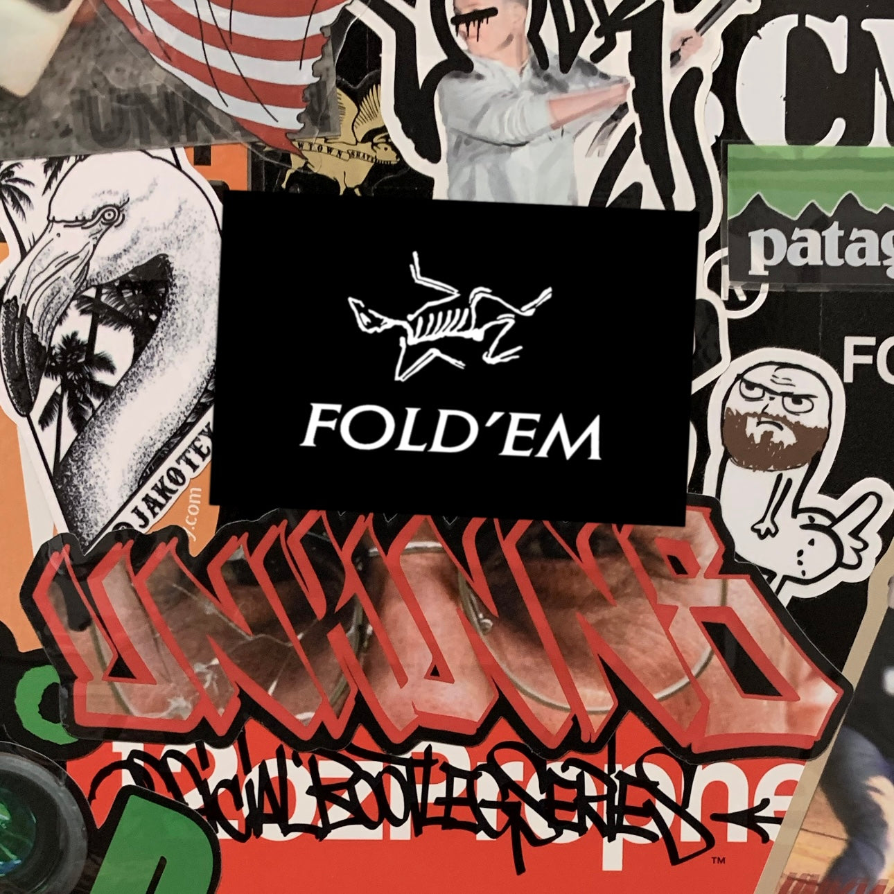 Fold'Em Sticker