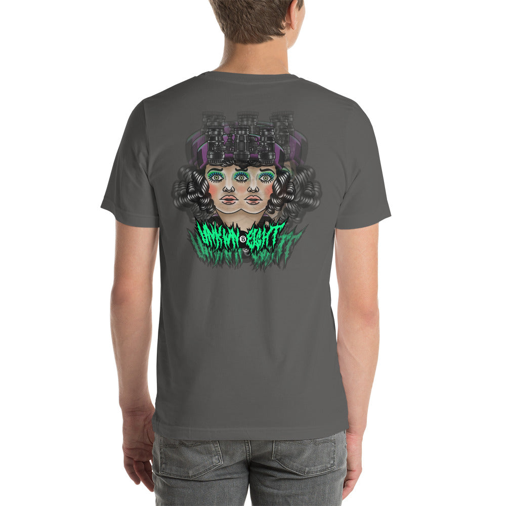 Blurry Visions T-shirt w/ embroidered logo SHADOW