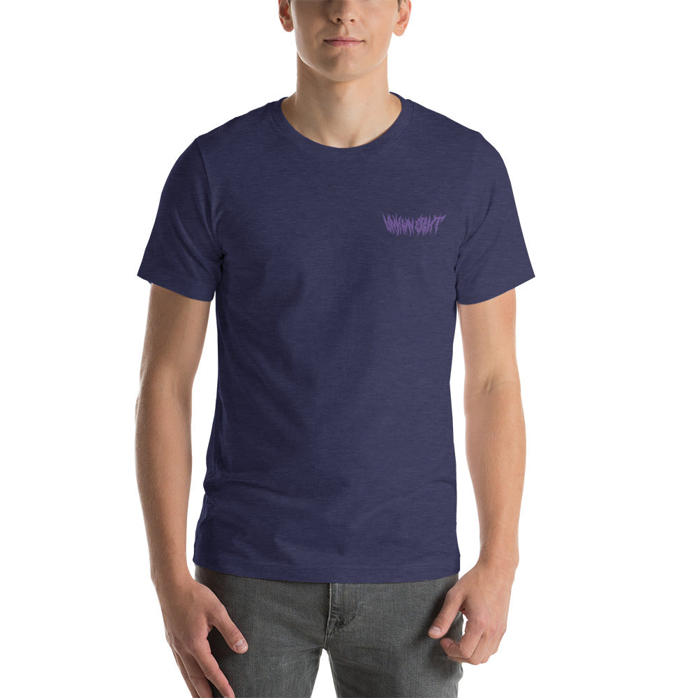 Blurry Visions t-shirt w/embroidered logo HEATHER NAVY